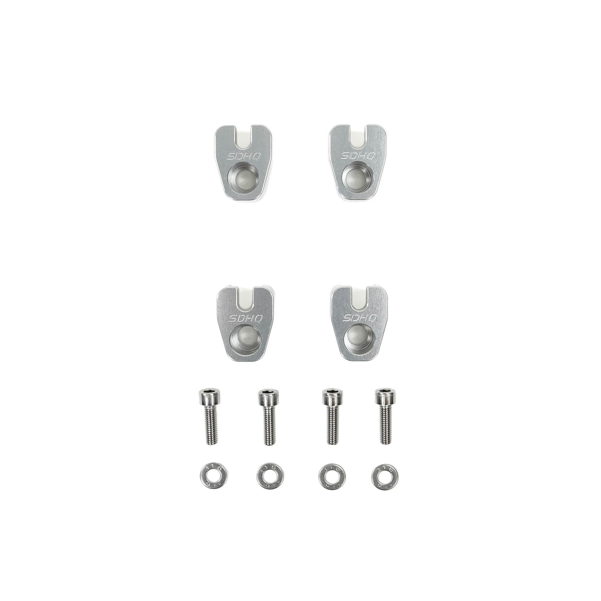 2024+ Ford Ranger Raptor SDHQ Built Complete Protection Package display of included parts and hardware