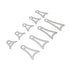 Universal SDHQ Built Stainless Steel Exhaust Hanger Tabs | For 3.5" Diameter Tubing