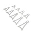 Universal SDHQ Built Stainless Steel Exhaust Hanger Tabs | For 4" Diameter Tubing