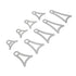 Universal SDHQ Built Stainless Steel Exhaust Hanger Tabs | For 4" Diameter Tubing