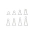 Universal SDHQ Built Stainless Steel Exhaust Hanger Tabs | Flat Base