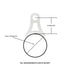 Universal SDHQ Built Stainless Steel Exhaust Hanger Tabs | For 3.5" Diameter Tubing