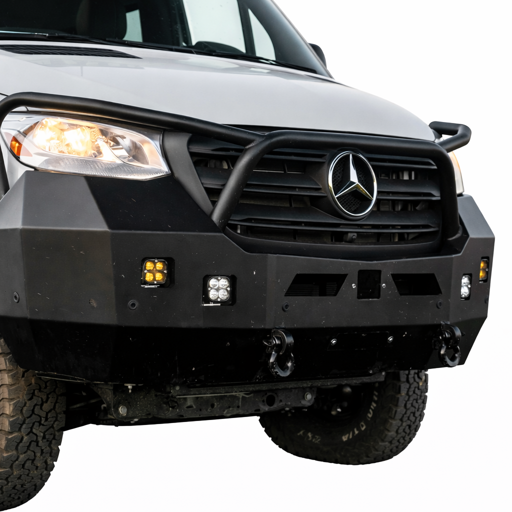Front Winch Bumper - Mercedes Sprinter 2019-2024 - Aluminess