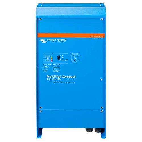 Victron CMP122200102 MultiPlus Compact 120V 12V/2000VA/ 80-50 UL Certified Inverter / Charger