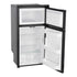 Vitrifrigo DP150iD CHR (DP150IBD3-DO-F) Double-Door Refrigerator/Freezer - Black - DC Only - 5.3 CF