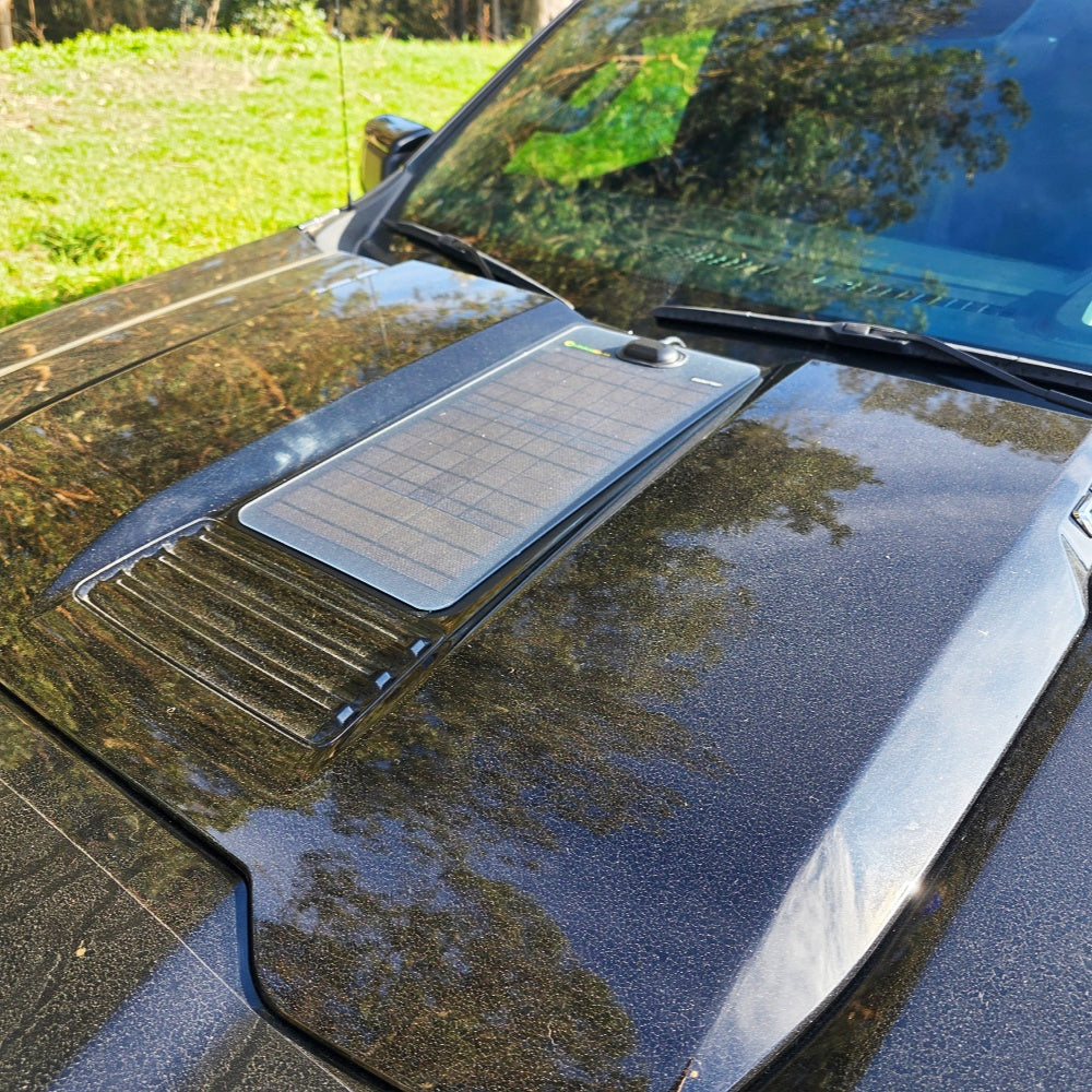 Chevrolet-Silverado-1500-Lensun-45W-Hood-Solar-Panel-6