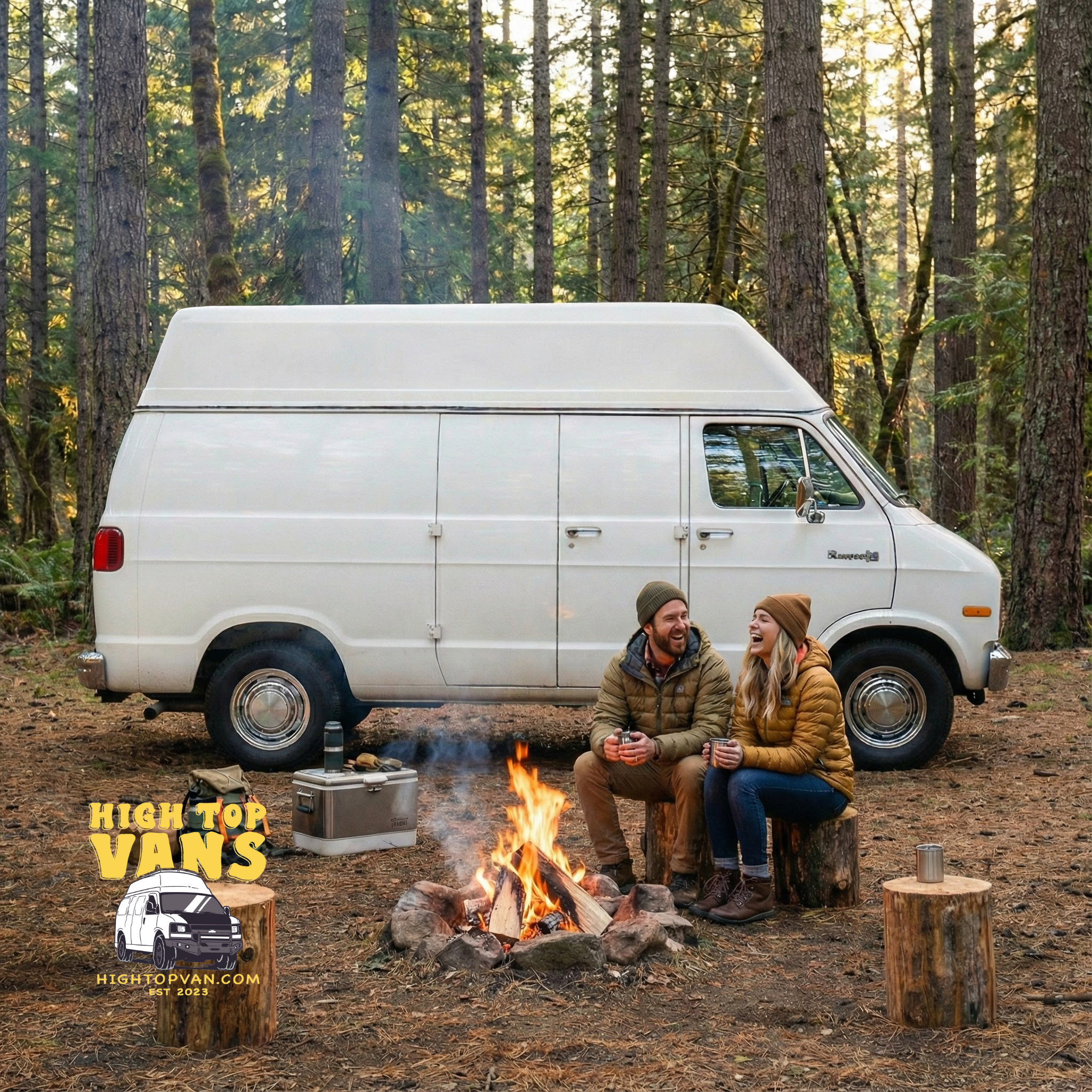 Dodge RAM B-Series Van 24" Fiberglass High Top 1971–2003