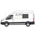 AM Auto FT14-L2L Ford Transit Driver's Side Center Bonded Window