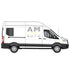 AM Auto FT14-R3L Ford Transit Passenger's Side Back Bonded Window