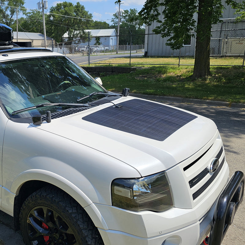 Ford Expedition (1998-2017) Lensun 100W Hood Flexible Solar Panel