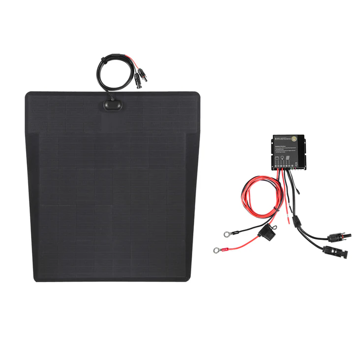 Ford-F-150-Platinum-Lensun-100W-Hood-Bonnet-Solar-Panel-4