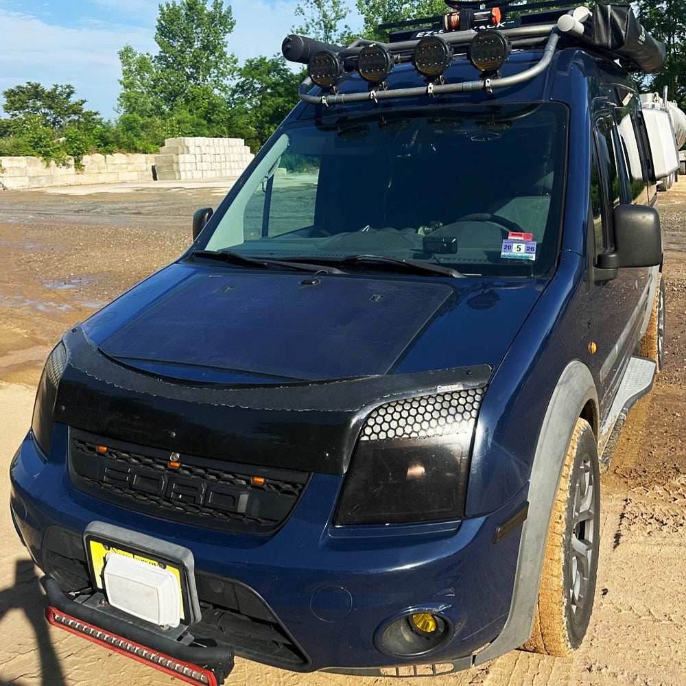 Ford-Transit-Connect-Lensun-110W-Hood-Solar-Panel-6