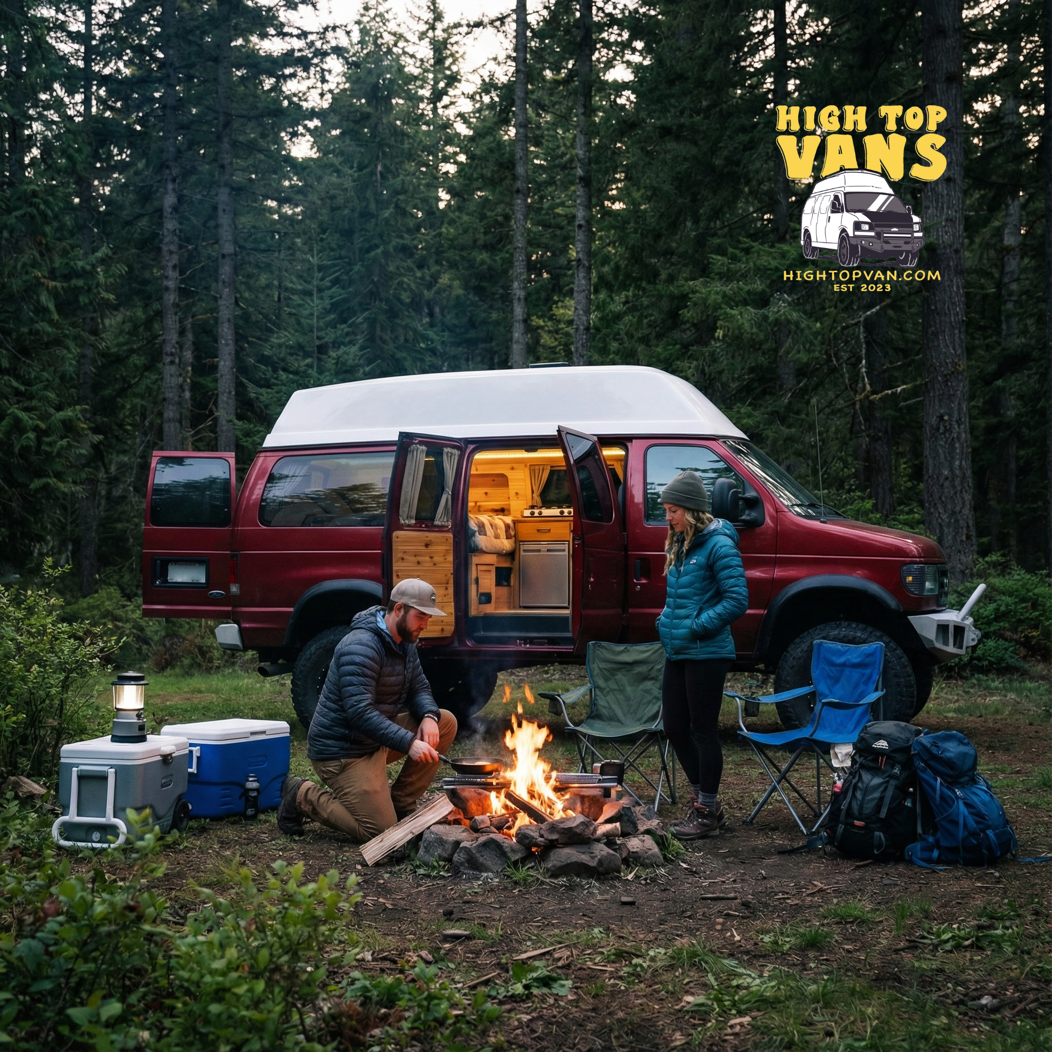 Ford Econoline 24" Fiberglass High Top Standard Length 1992-2014