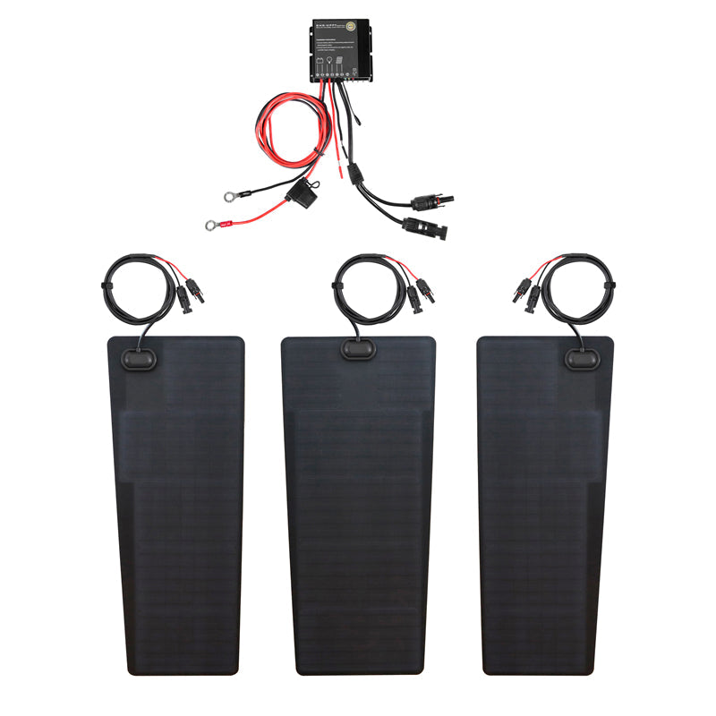 Ford Ranger T6 PX (2015â€?022) Lensun 115W Hood/Bonnet Flexible Solar Panel