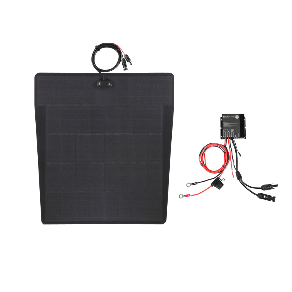 GMC-Yukon-Lensun-100W-Hood-Flexible-Solar-Panel-2