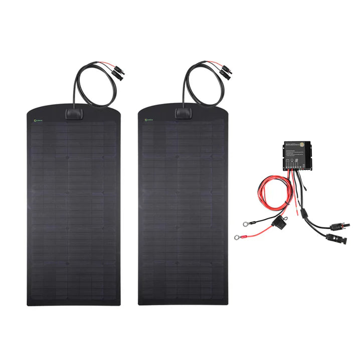 GMC-Yukon-Lensun-110W-Hood-Solar-Panel-1