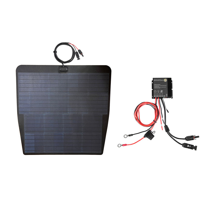 GMC Acadia 2nd Gen (2017-Present) Lensun 85W Hood Flexible Solar Panel-3