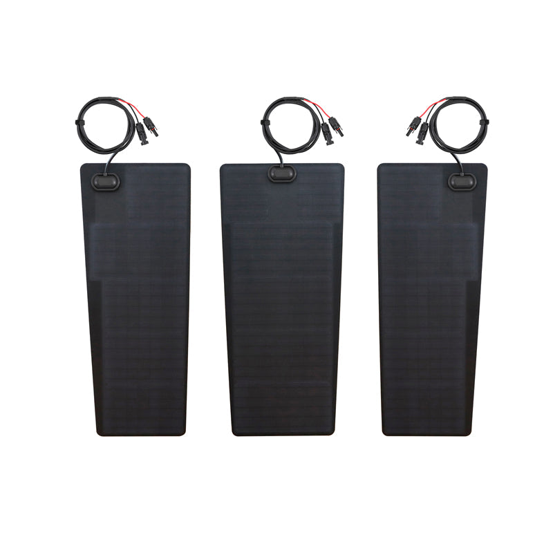 GMC Sierra 1500 (2014â€?019) Lensun 115W 12V Hood Flexible Solar Panel-2
