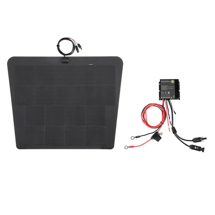 Honda-Civic-Lensun-100W-Hood-Solar-Panel-2