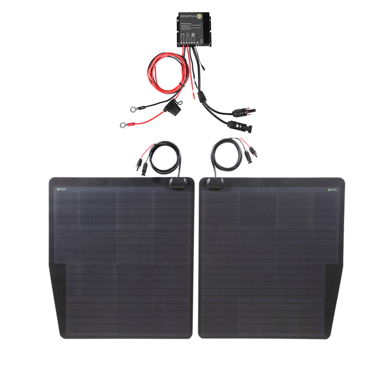 Hyundai Ioniq 5 (2021-Present) Lensun 140W Hood Flexible Solar Panel-2