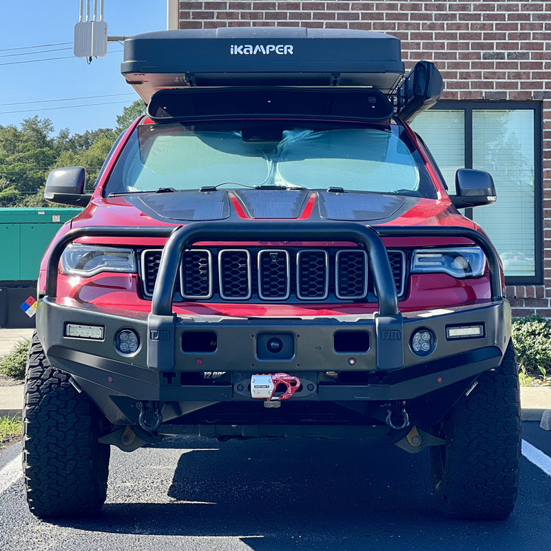 Jeep Grand Cherokee WK2 (2011-2021) Lensun 120W Hood Flexible Solar Panel
