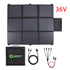Lensun 200W 36V Portable Solar Panel Blanket for 24V Battery