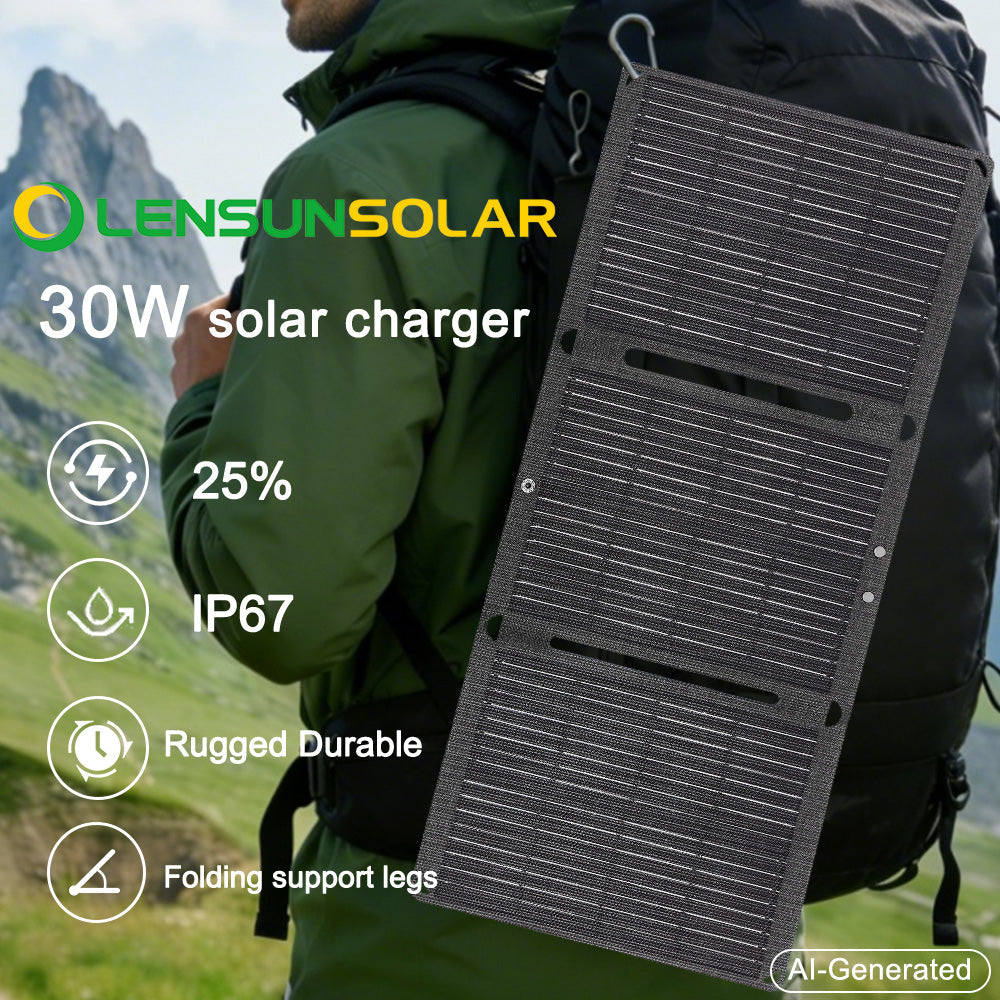 Lensun-30W-Waterproof-Solar-Charger-2