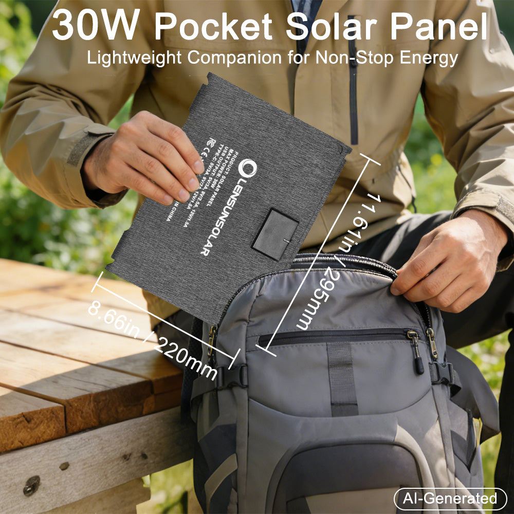 Lensun-30W-Waterproof-Solar-Charger