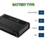 LensunSolar 20A 40A 12V DC to DC Dual Battery MPPT Charger Controller and Battery Types Supported