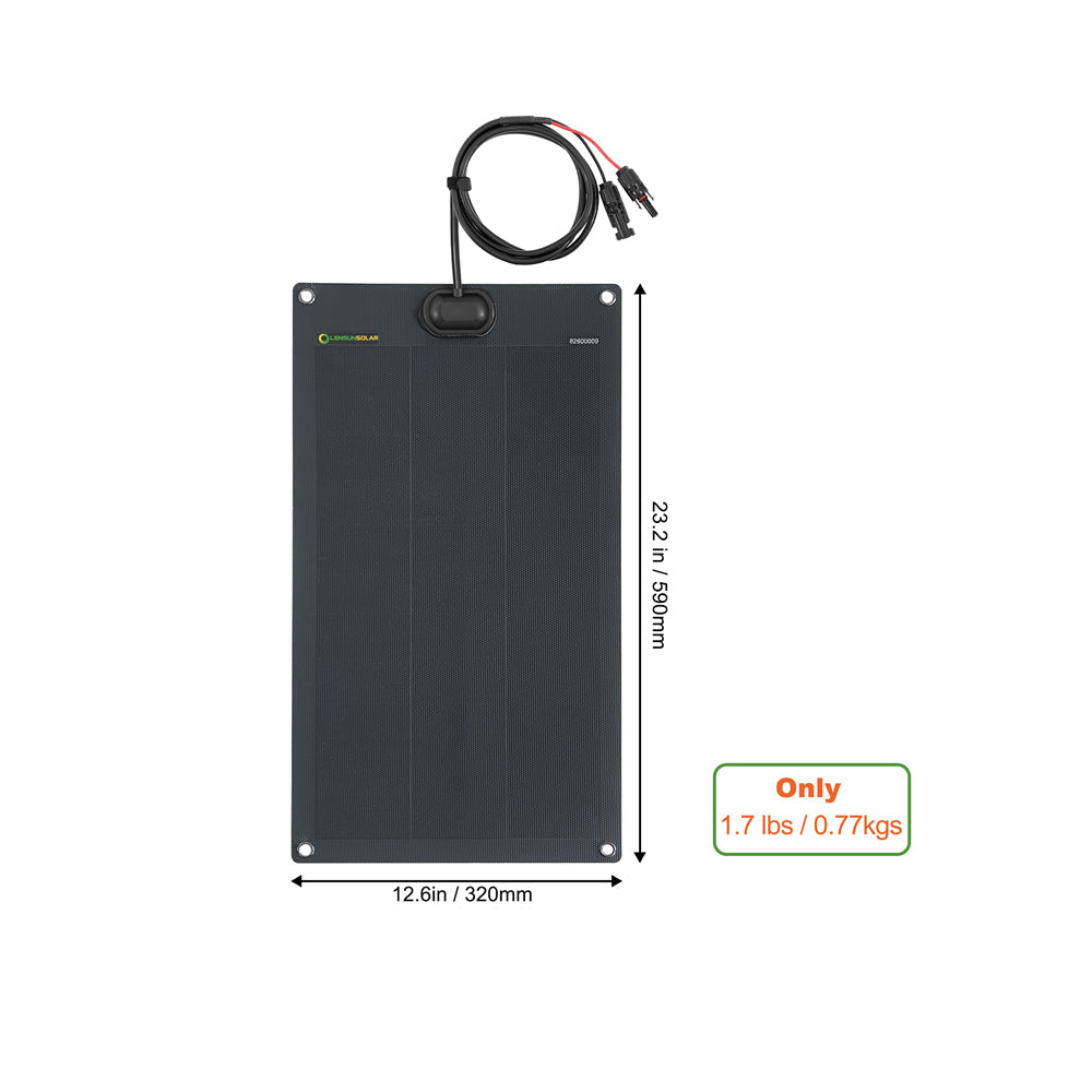 LensunSolar-30W-12V-Black-Flexible-Solar-Panel-7