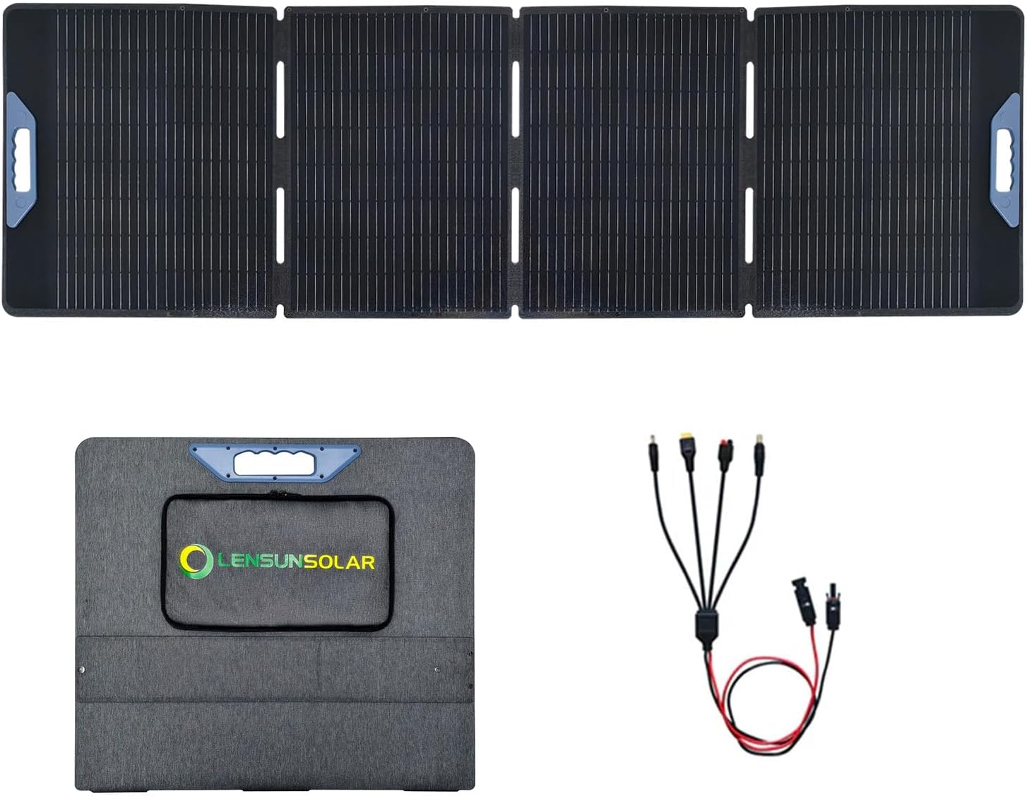 LensunSolar_200W_Waterproof_Foldable_Solar_Panel
