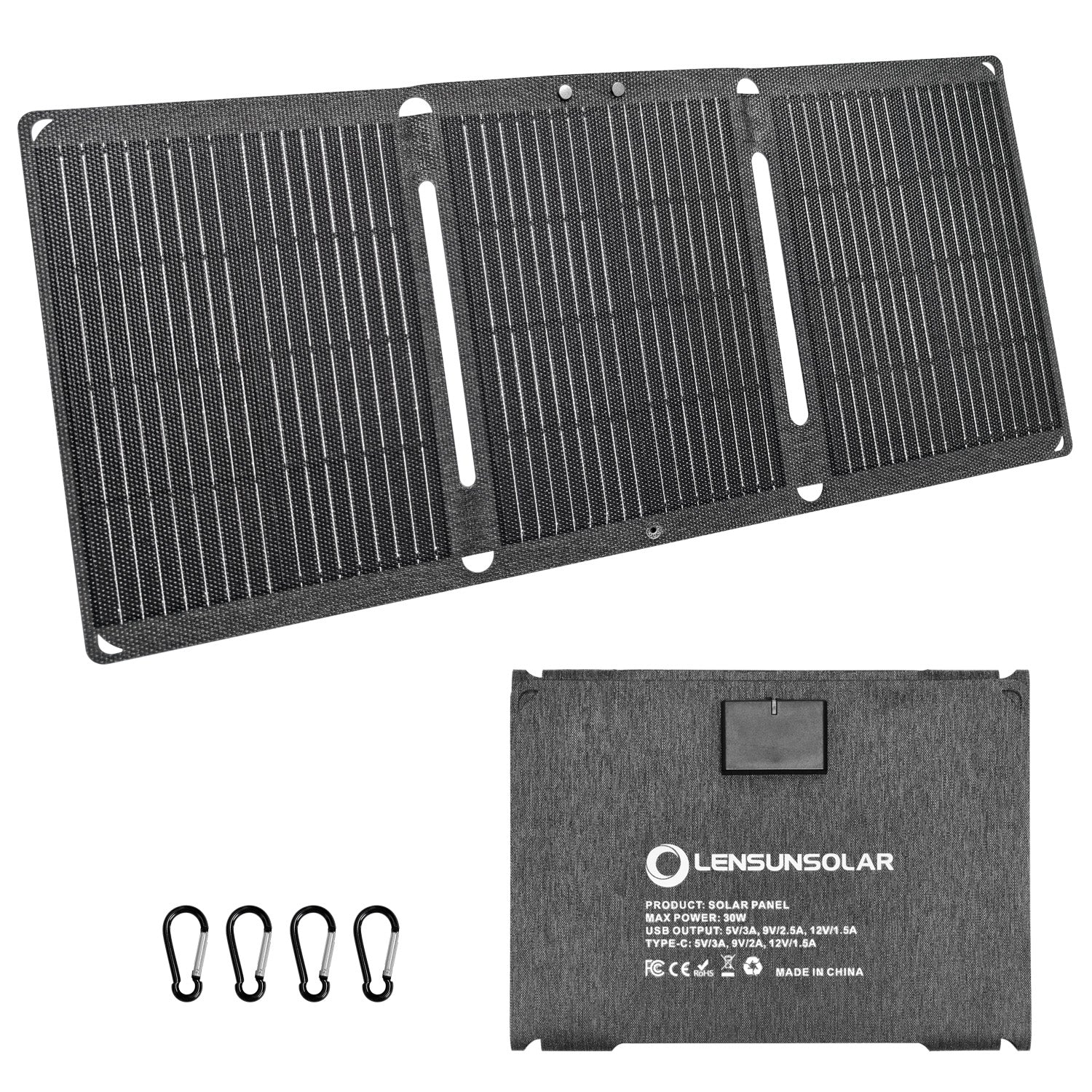 Lensunsolar_30W_Waterproof_Foldable_Solar_Panel_7