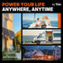 Li Time solar off-grid system and emergency backup power solutions.
