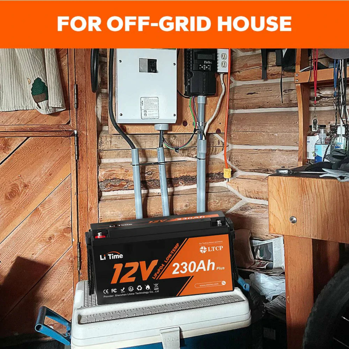 12V 230Ah off-grid use