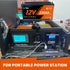 Portable power station with battery and control panel, featuring LiTime battery 