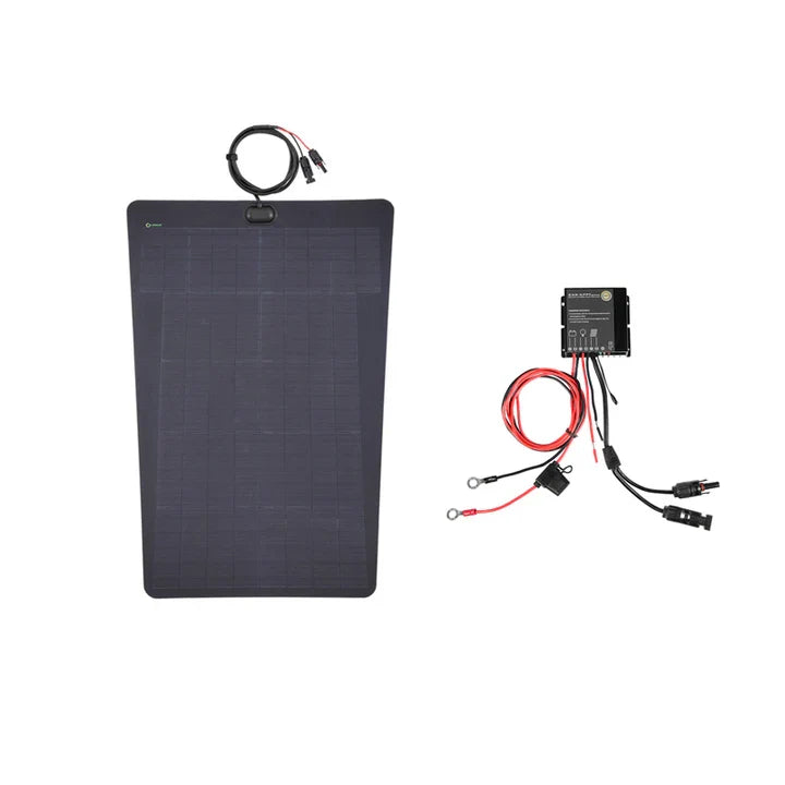 Porsche-Cayenne-Lensun-75W-Hood-Solar-Panel-4