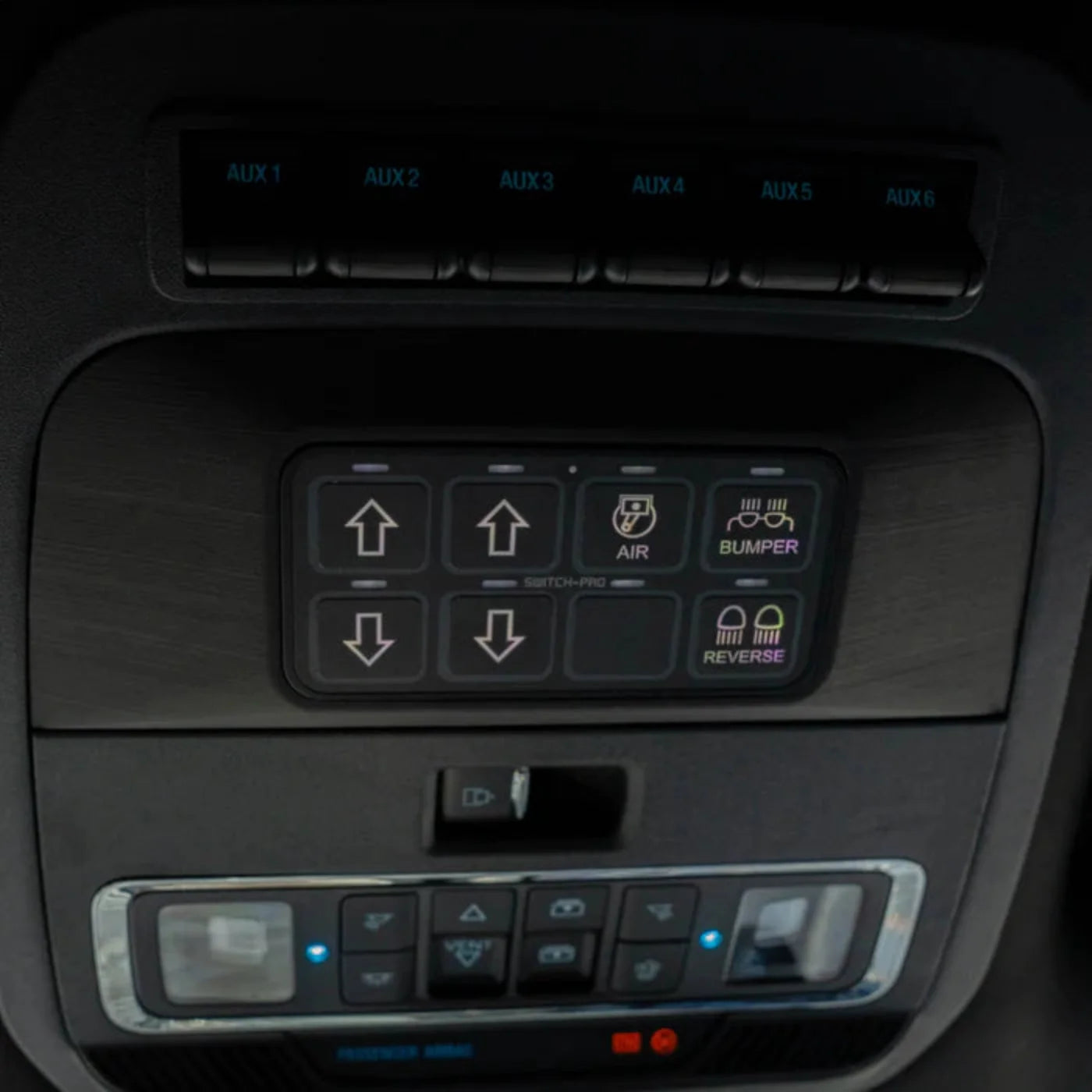 21-24 RAPTOR COMPLETE SWITCH PROS KIT - SUNGLASS CONVERSION KEYPAD MOUNT installed