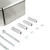 SDHQ Built 2024+ Ranger Raptor Active Suspension Module Guard display of included parts and hardware - close-up