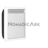 NomadicArk ACG13-450400-AB Universal Double-Pane Slim Glass-Acrylic Window - White