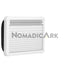NomadicArk ACG13-500300-AB Universal Double-Pane Slim Glass-Acrylic Window - White