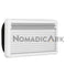NomadicArk ACG13-600250-AB Universal Double-Pane Slim Glass-Acrylic Window - White