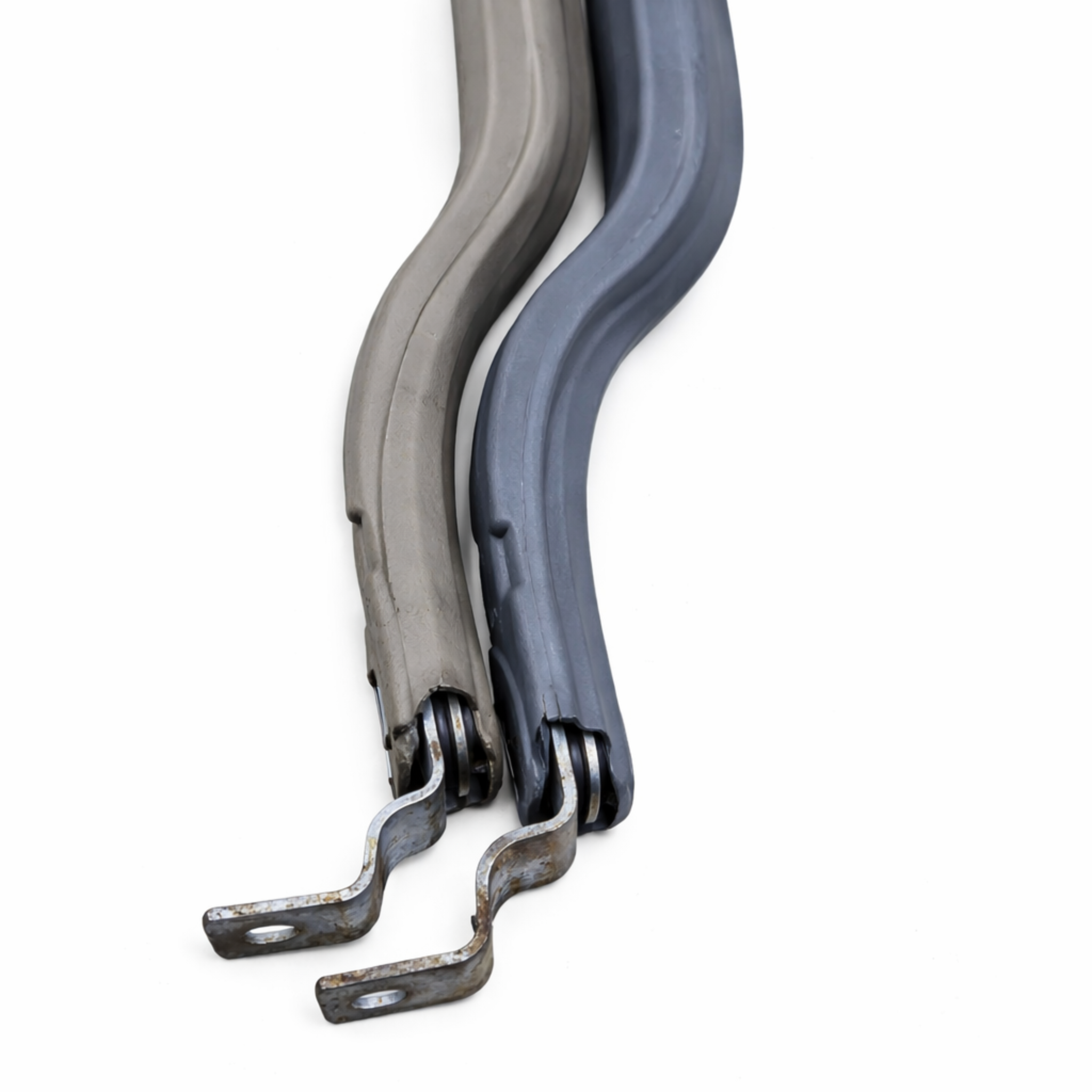 Metal seat belt receiver designed for Chevy Astro and GMC Safari vans