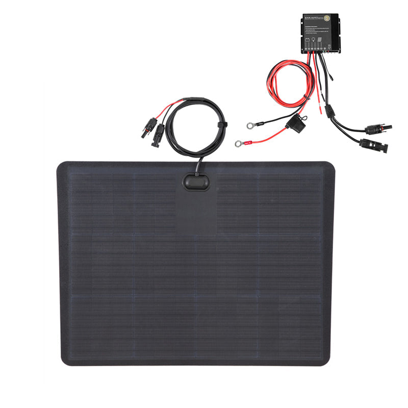 Suzuki Jimny 3rd Gen(1998-2018) Lensun 60W Hood Flexible Solar Panel-3
