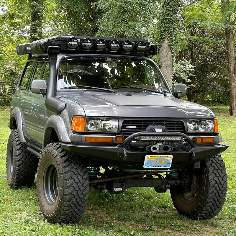 Toyota LandCruiser 80 Series J80 Fz80 Lensun 90W Hood Flexible Solar Panel-3