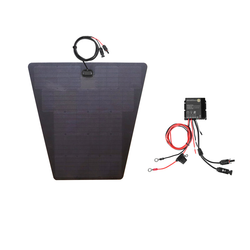 Toyota Pick Up Truck (1985-1995) Lensun 85W 12V Hood Flexible Solar Panel-3