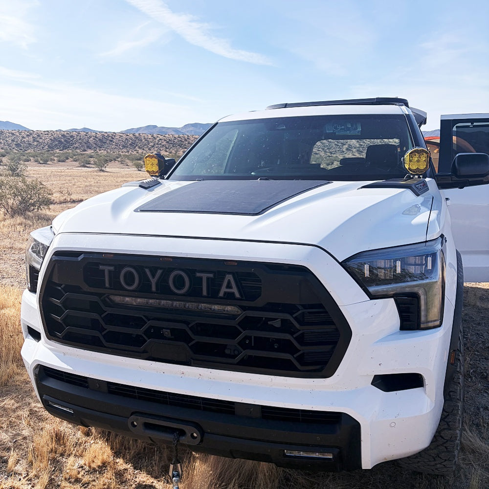 Toyota_Sequoia_Lensun_90W_Hood_Flexible_Solar_Panel_5