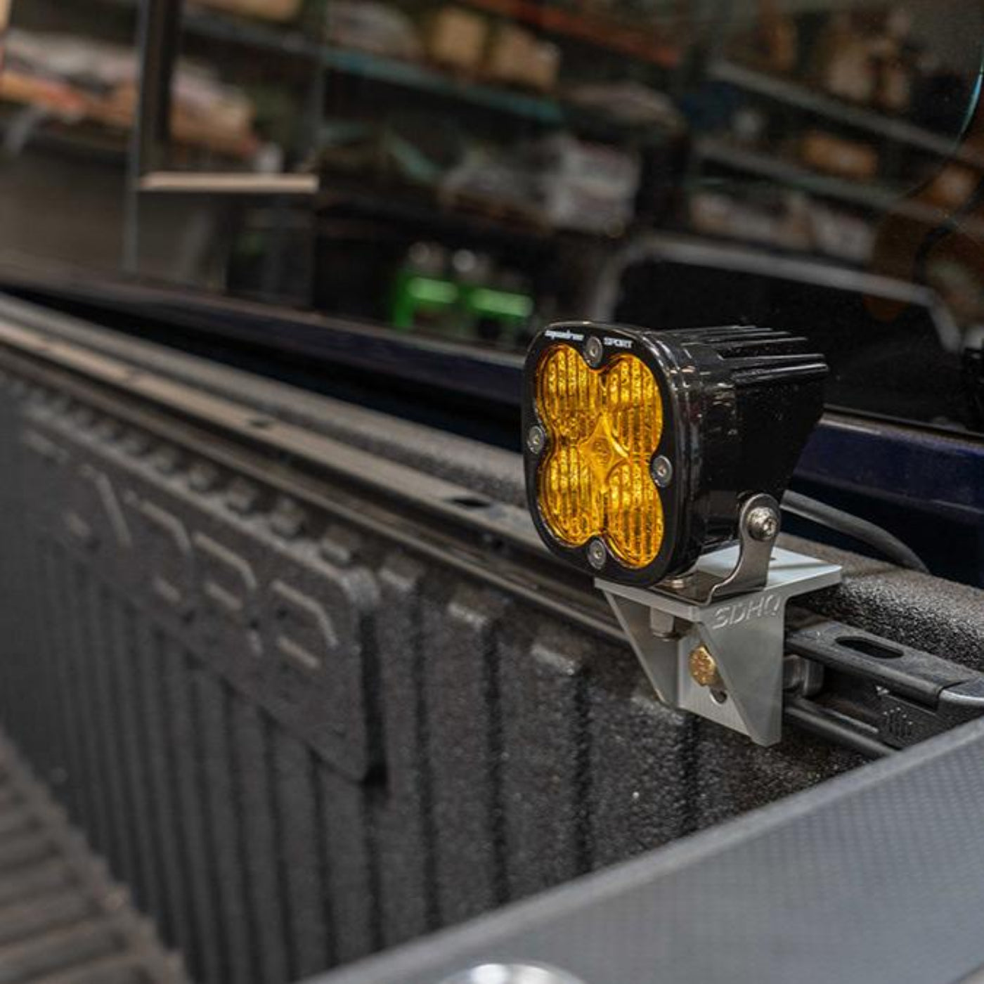 22-25 Toyota Tundra SDHQ Built Billet Chase Light Mounting Kit installed