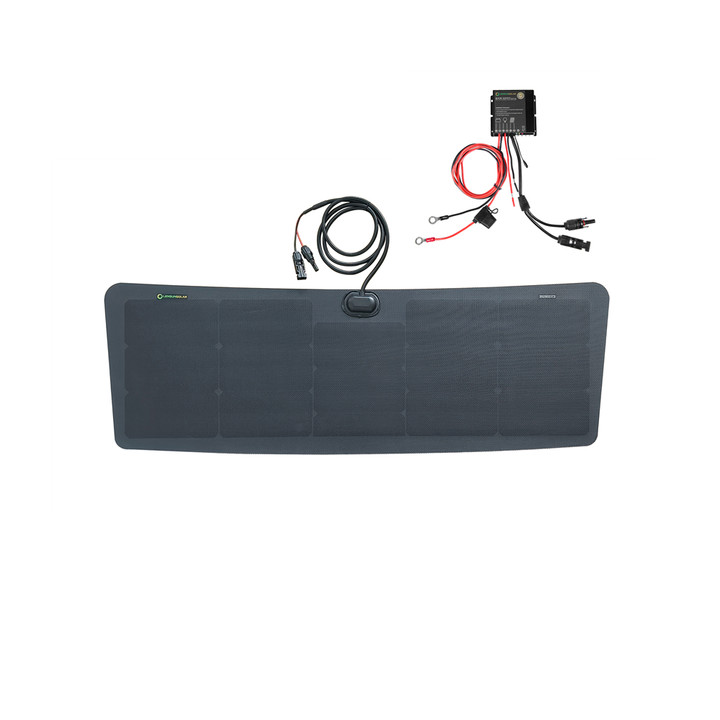 Volkswagen-VW-T4-Camper-Lensun-60W-Bonnet-Solar-Panel-1