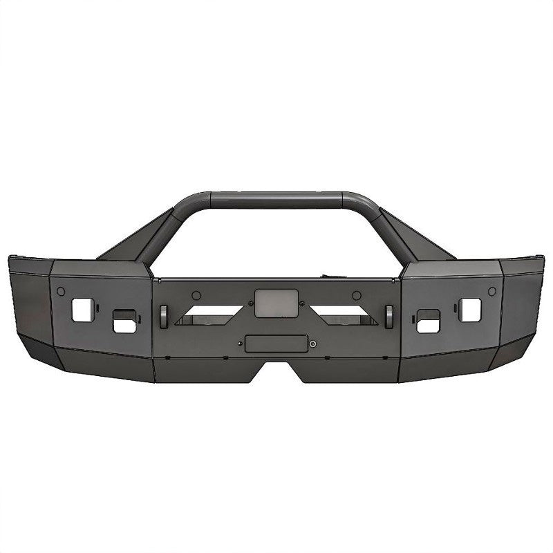 Uninstalled Aluminess aluminum front winch bumper for Ford Transit