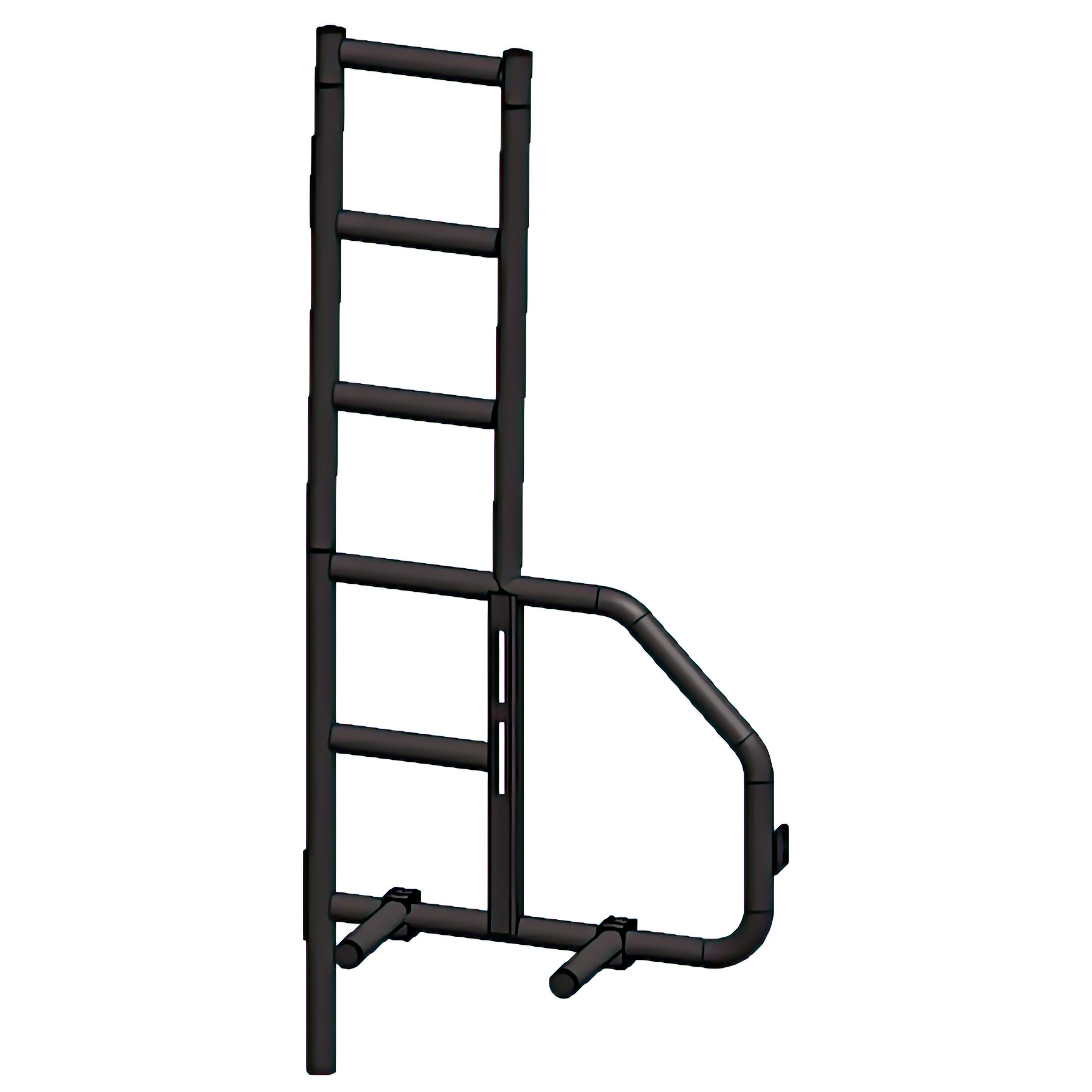 Standalone aluminum rear ladder by Aluminess for ProMaster vans
